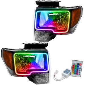 Ford F-150 Headlight Assemblies - ORACLE Lighting - ColorSHIFT w/ Simple Controller - `09-`14